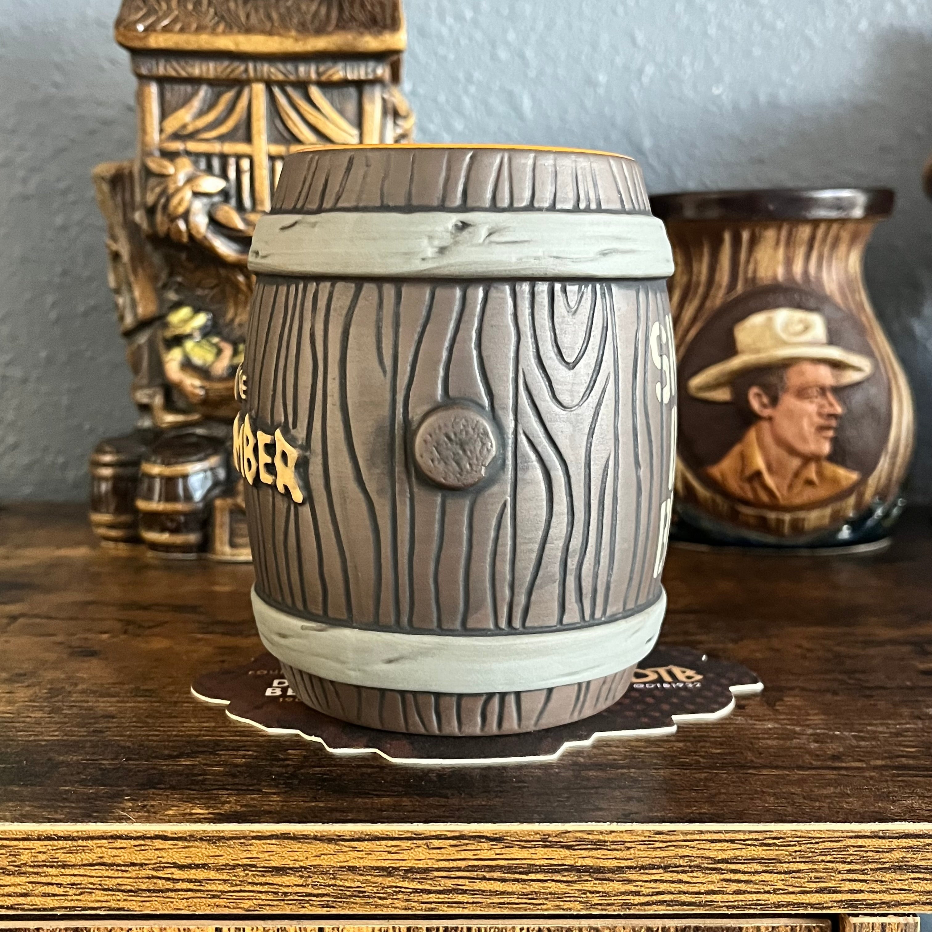 Rum Barrel Tiki Mug