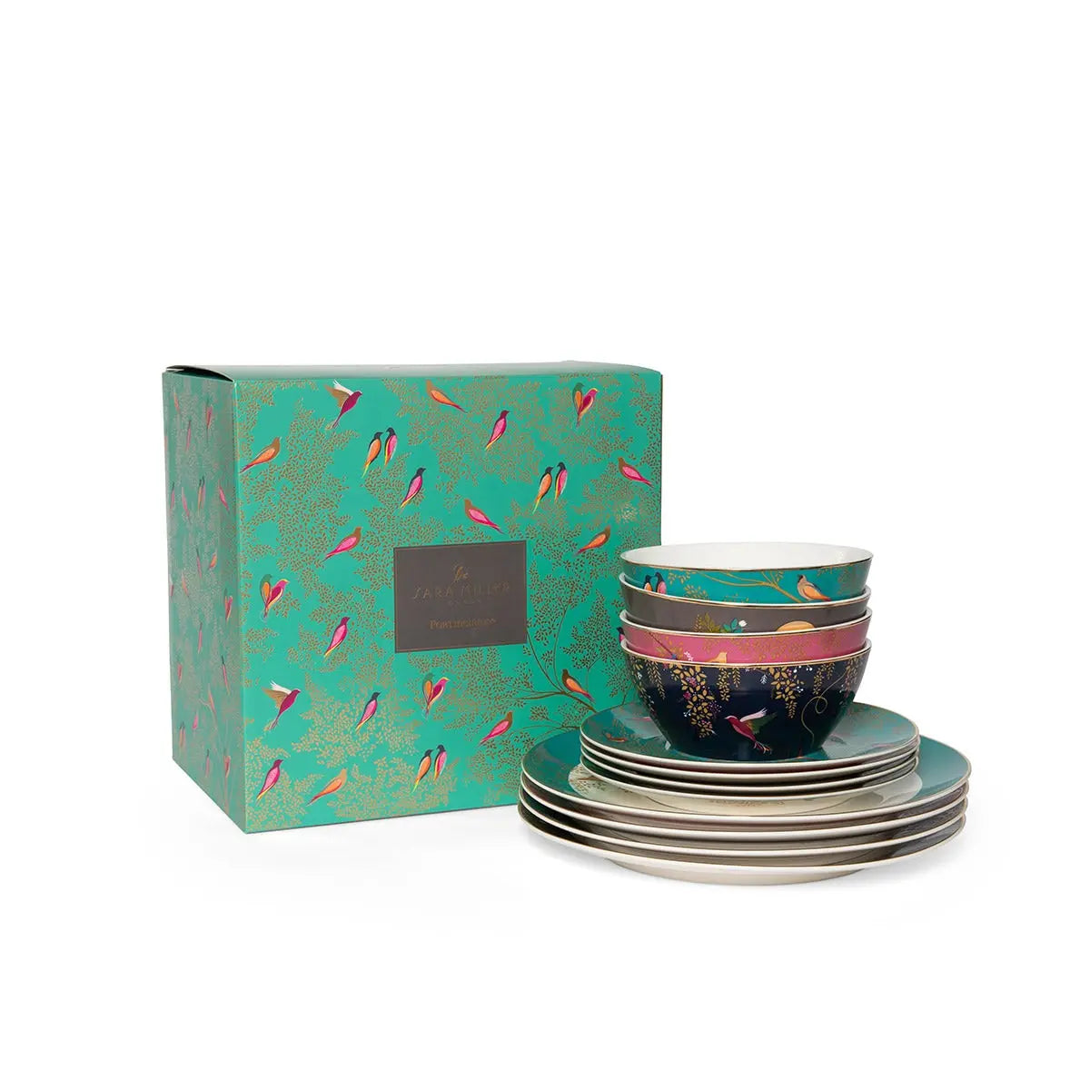 Portmeirion Sara Miller Chelsea 12 Piece Set