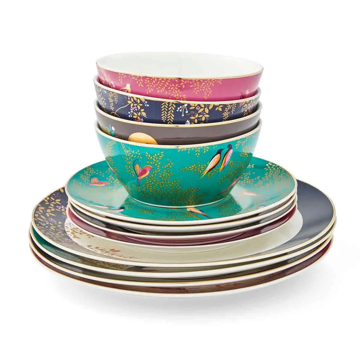 Portmeirion Sara Miller Chelsea 12 Piece Set