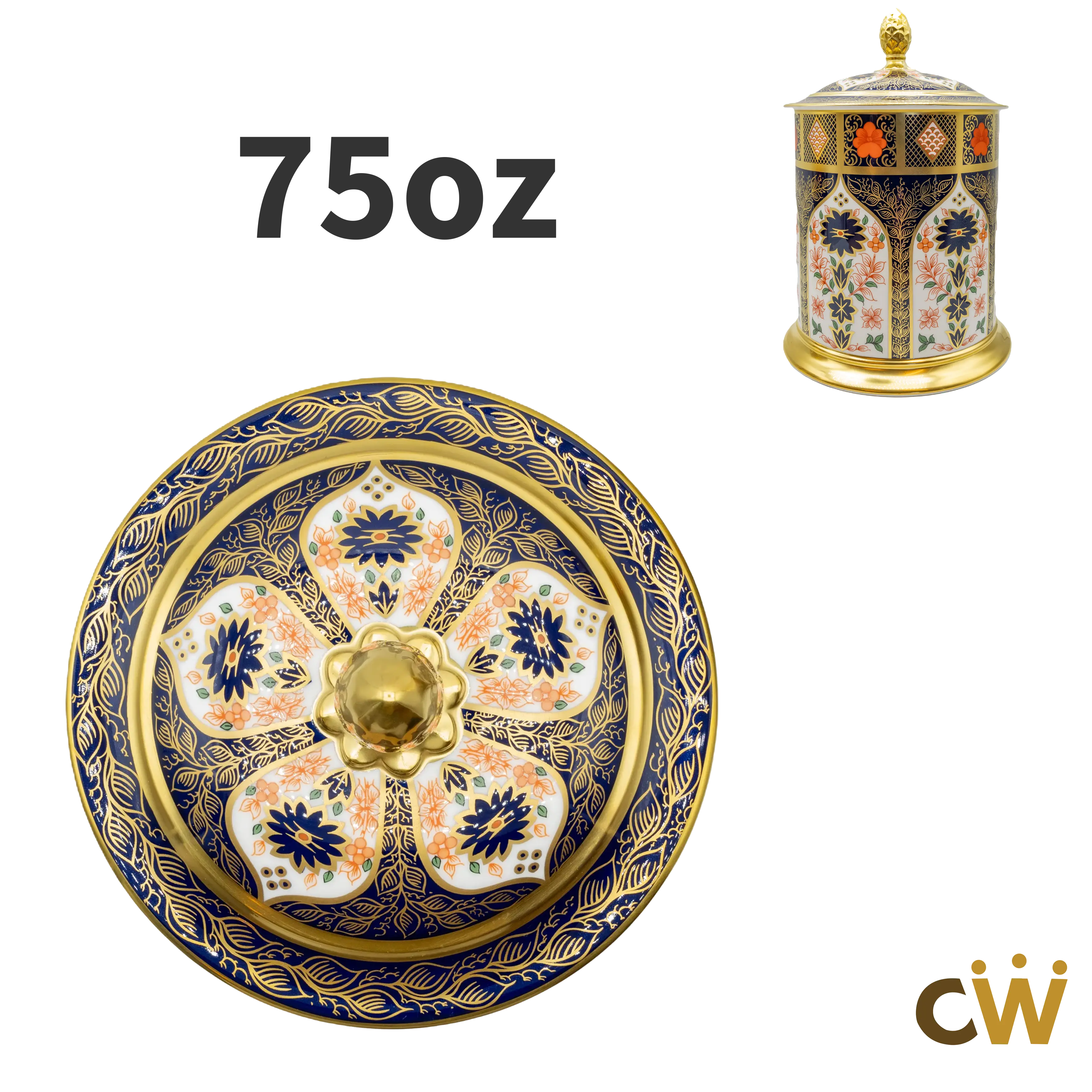 Royal Crown Derby Imari SGB 75oz Storage Jar – Replacement Lid