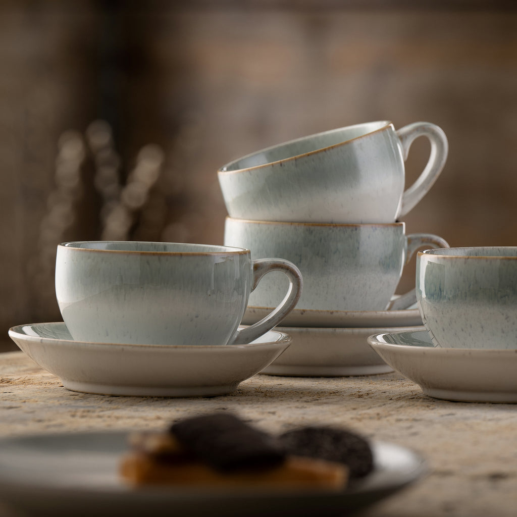 Belleek Living Tivoli Cup & Saucer Set of 4