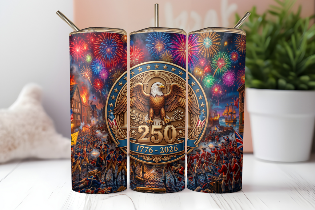 Digital Sublimation Designs - America 250 Tumbler Wraps
