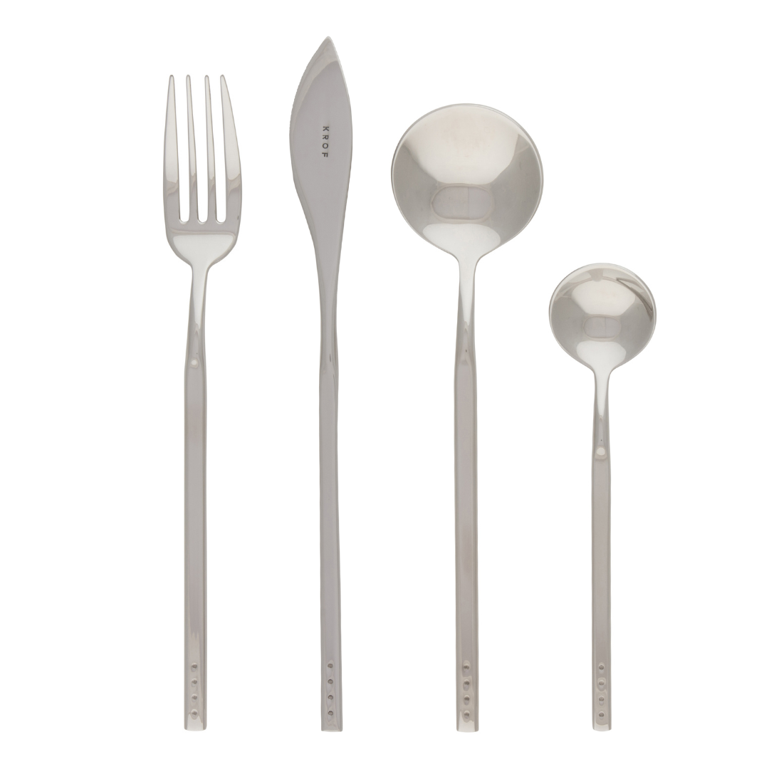 Polished Silver — 24pc Cutlery Gift Set