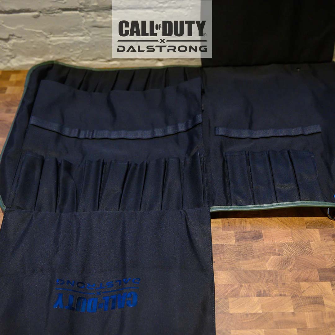 Canvas Knife Roll | Call of Duty © Edition | Black Waxed Canvas | EXCLUSIVE COLLECTOR ROLL | Dalstrong ©