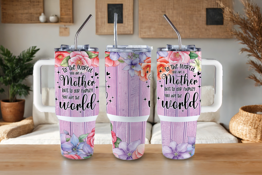 Digital Sublimation Designs - Mom Vibes Collection Tumbler Wraps