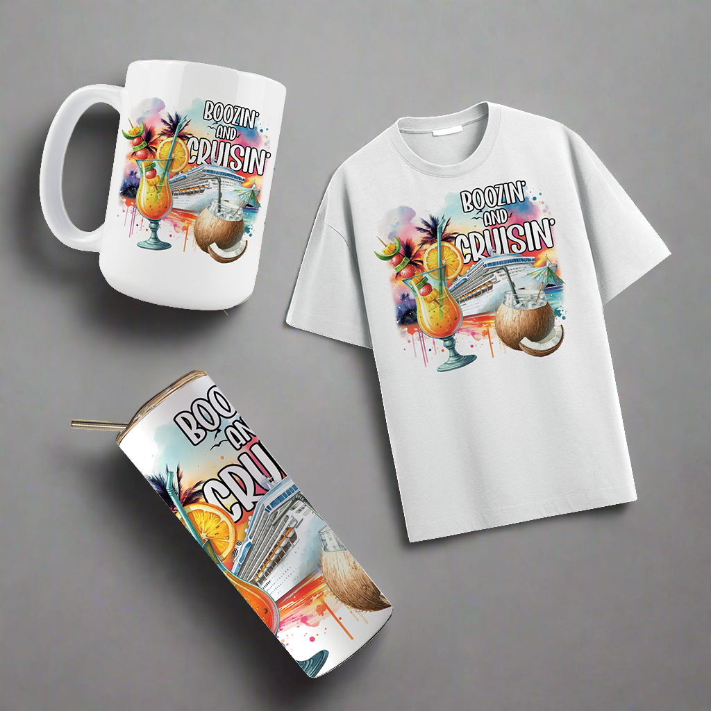 Multi Product Use - Digital Sublimation Designs - Vibrant Beach