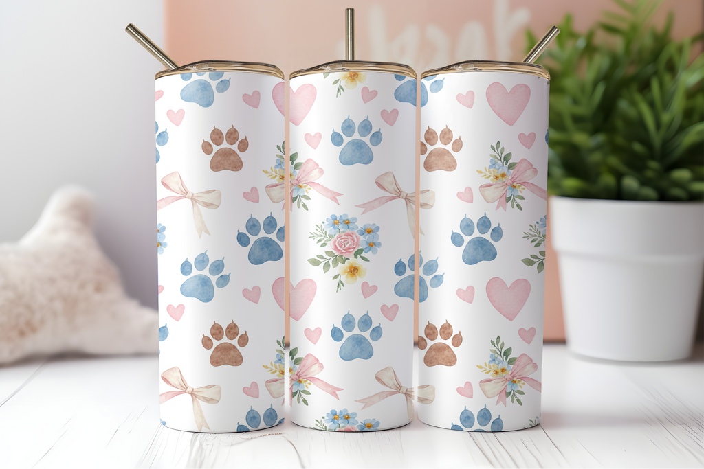 Digital Sublimation Designs - Puppy Pals Tumbler Wraps