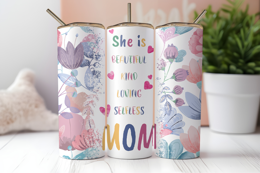 Digital Sublimation Designs - Mom Vibes Collection Tumbler Wraps