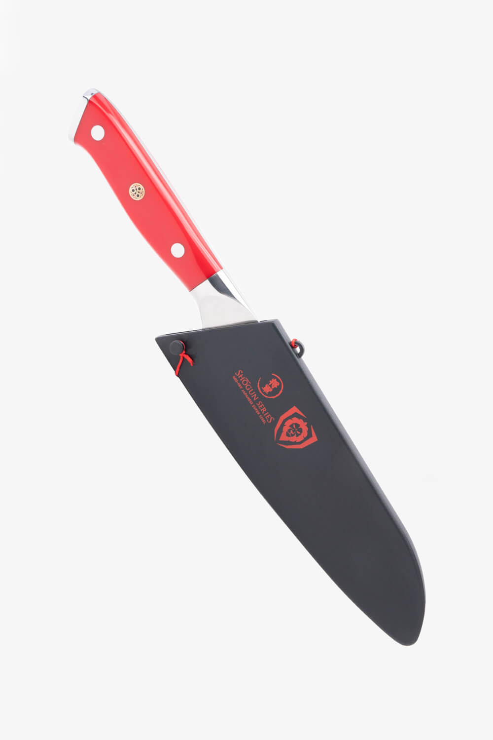 Santoku Knife 7" | Crimson Red ABS Handle | Shogun Series | Dalstrong ©
