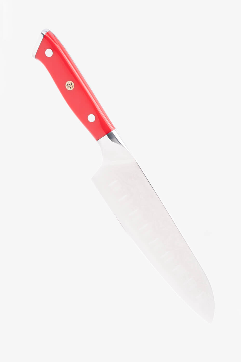 Santoku Knife 7" | Crimson Red ABS Handle | Shogun Series | Dalstrong ©