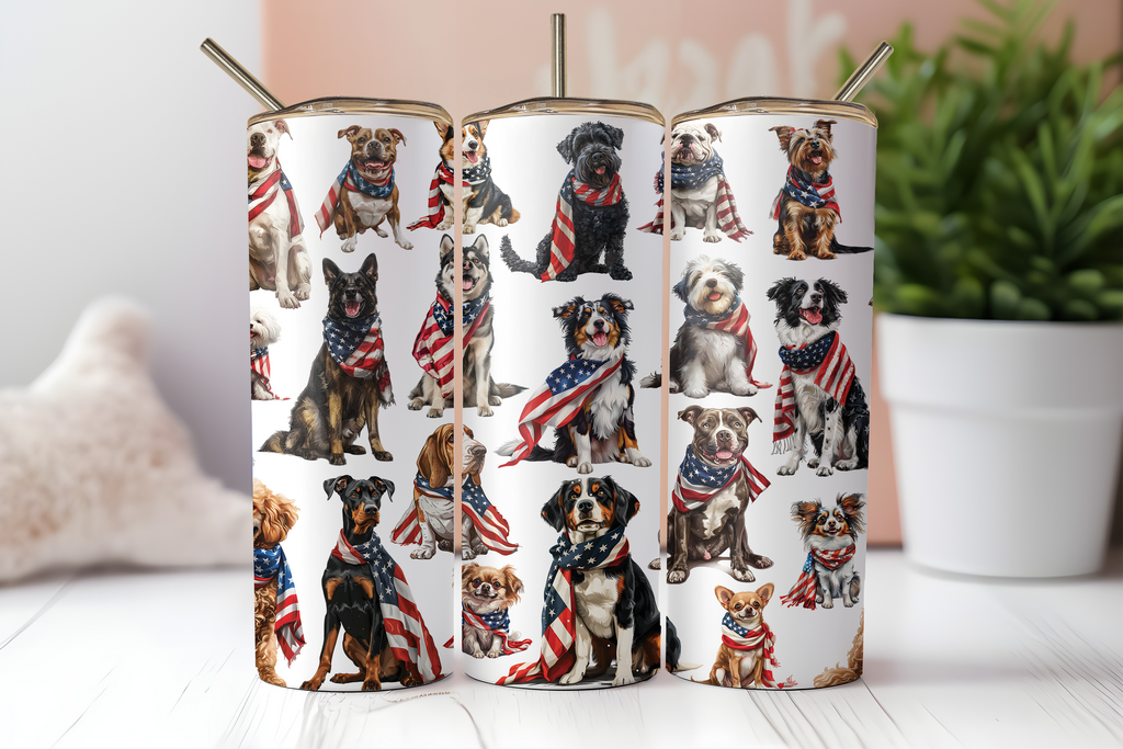 Digital Sublimation Designs - Fourth of July Tumbler Wraps