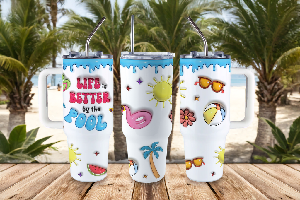 Assorted Ready to Press Sublimation Tumbler Prints (14 Pack) - Summer