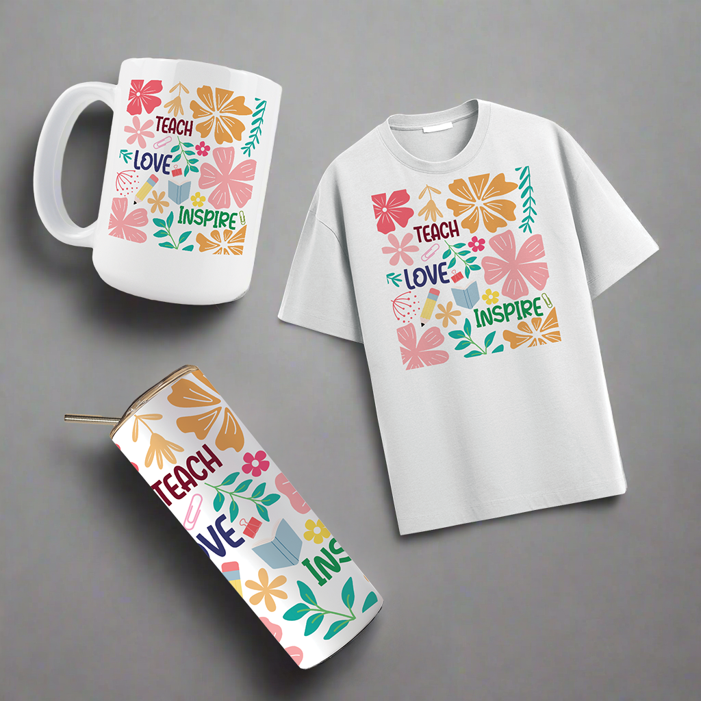 Multi Product Use - Digital Sublimation Designs - Back to School Teachers