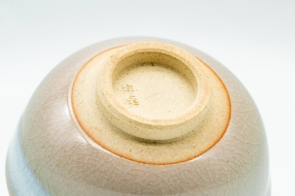 Japanese Teacup - 天鵬山 Tsubaki Kiln - Pair of Small Hagi-yaki Guinomi - 40ml