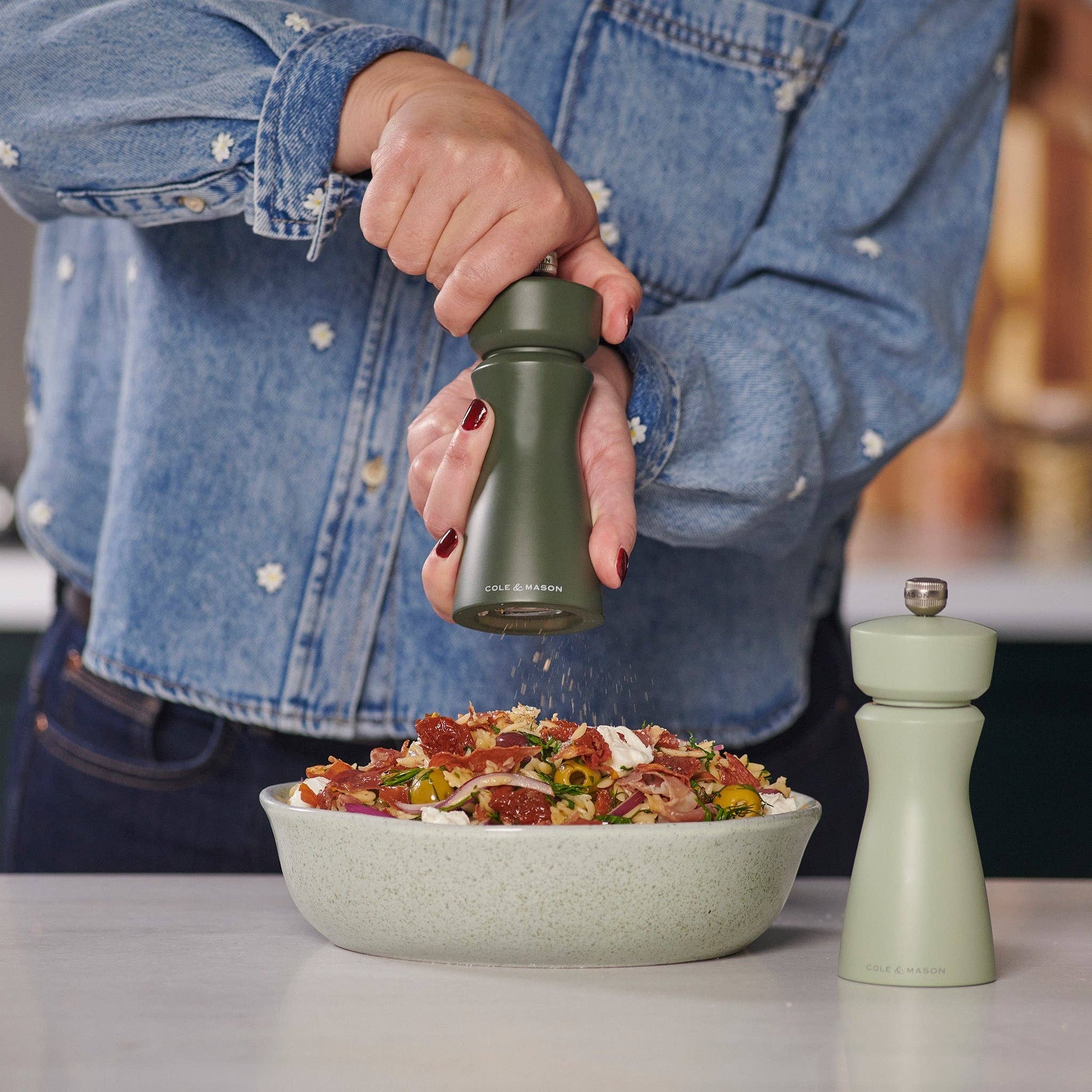 Cole & Mason Kenton Interchangeable Salt & Pepper Mill - Rosemary