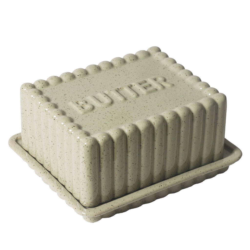 Large Butter Dish in Peppercorn / Kitchen Life