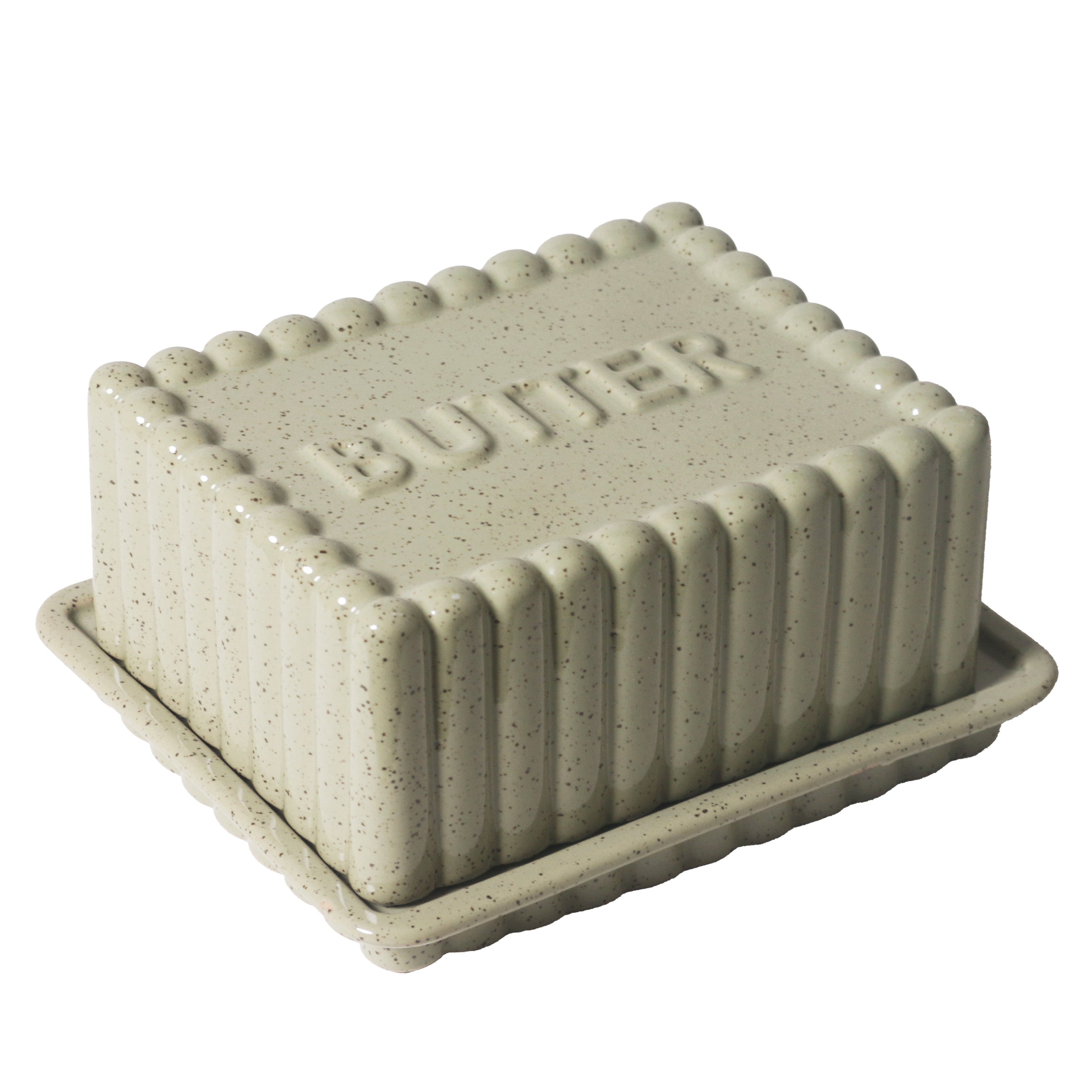 Large Butter Dish in Peppercorn / Kitchen Life