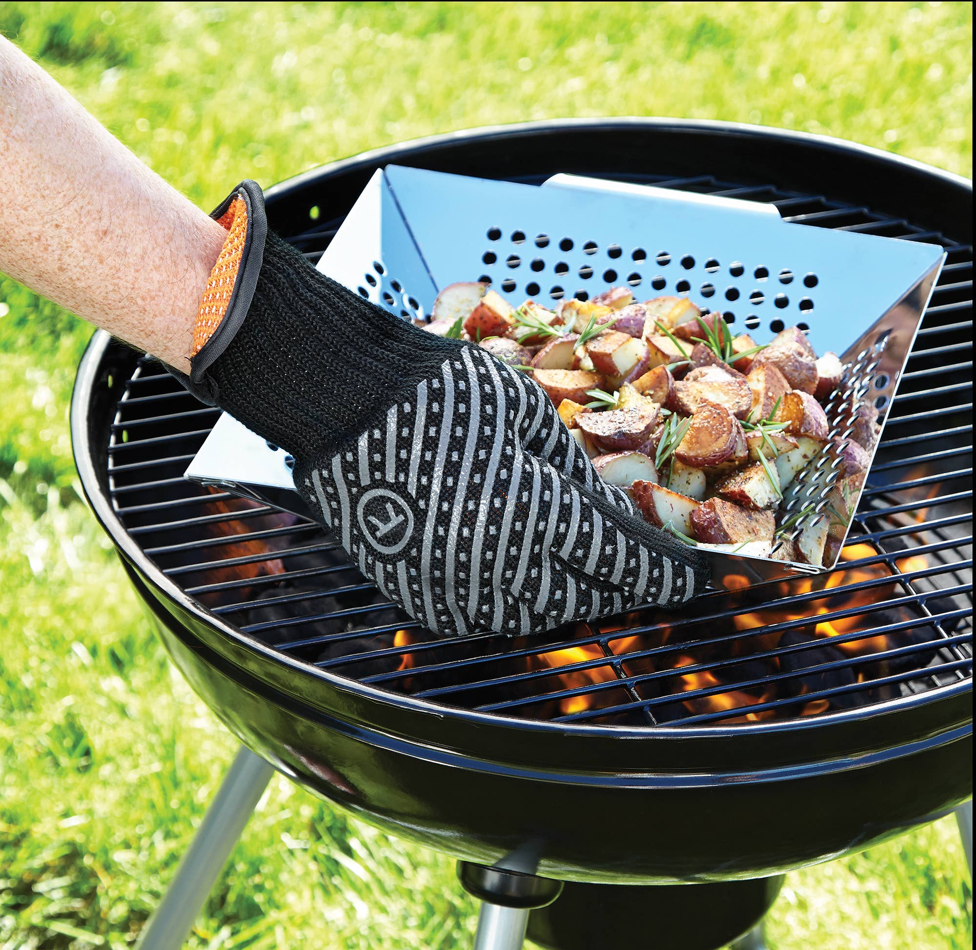 Outset High Temperature Heat Deluxe Grill and BBQ Glove -  L/XL