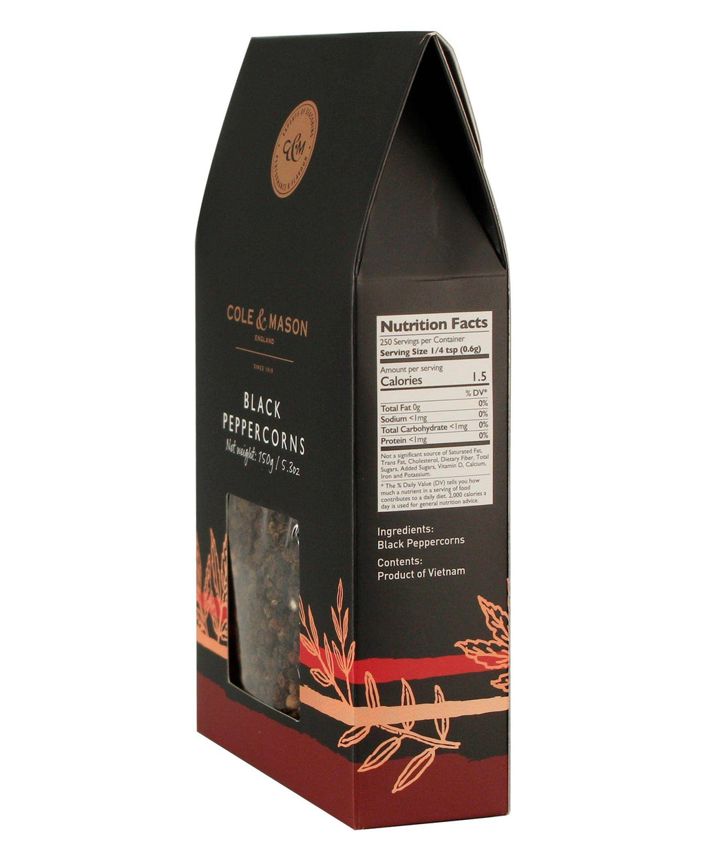 Cole & Mason Black Peppercorns