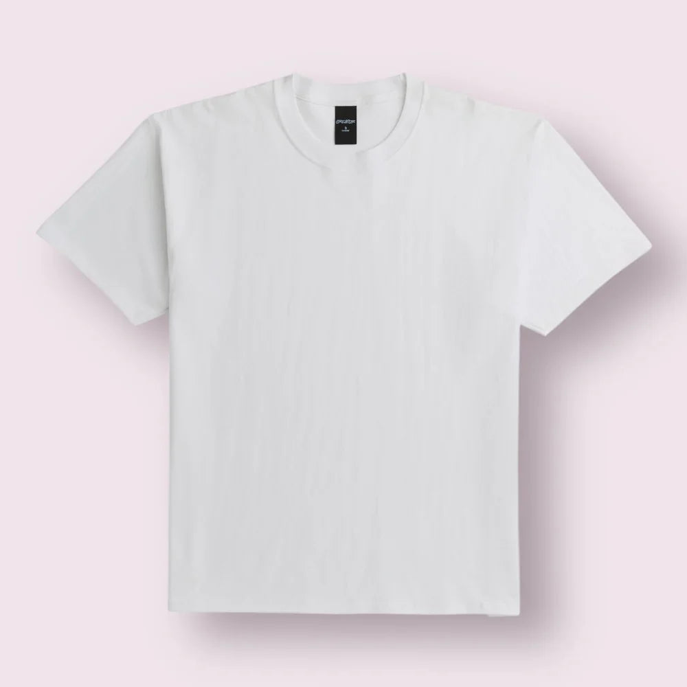 Teestyled - Creator Tee (TS7500) - White - ADULT Sizes - Front and Back Print [F/B]