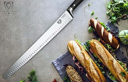 Extra-Long Serrated Slicer 14" | Gladiator Series | NSF Certified | Dalstrong ©