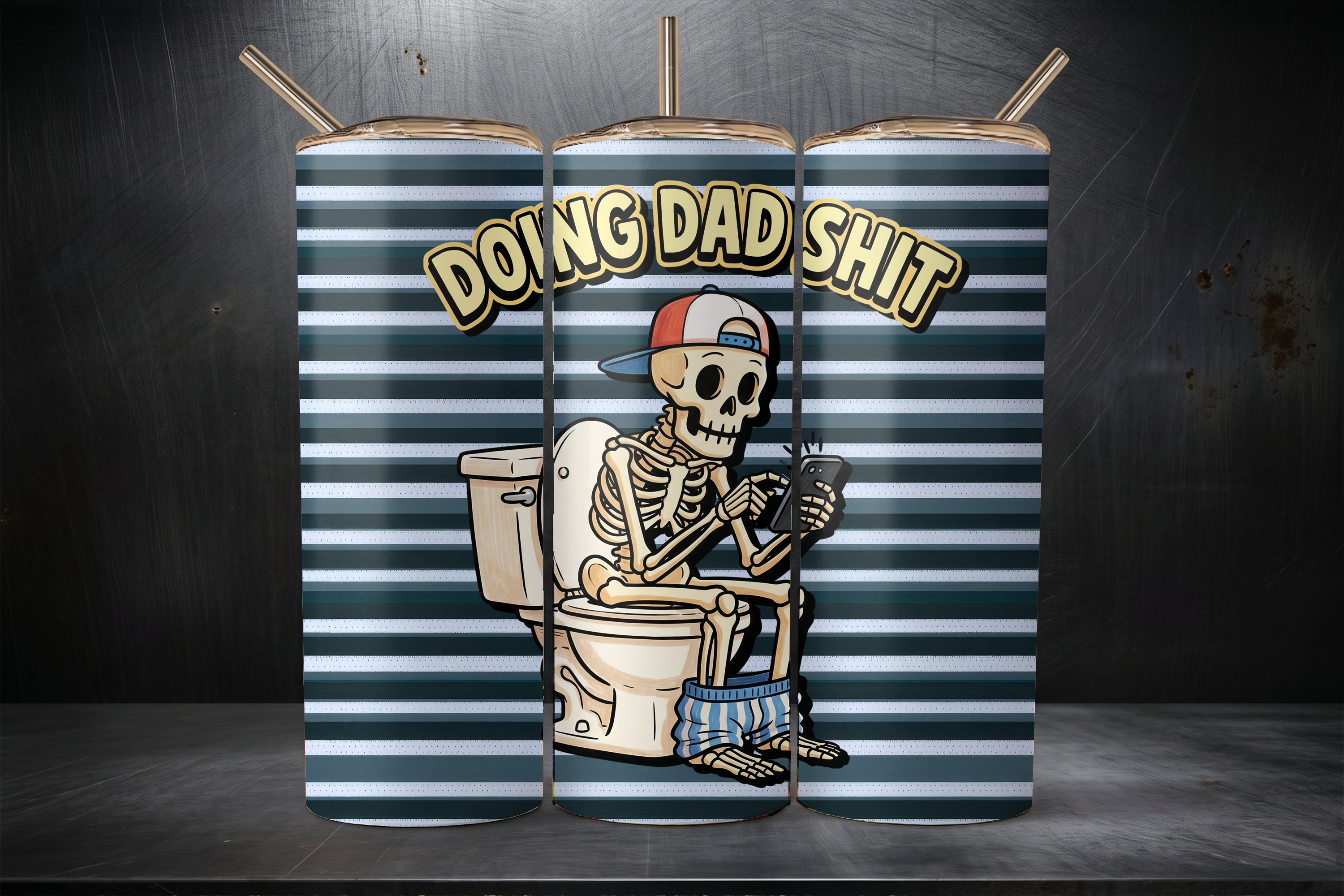 Digital Sublimation Designs - Legendary Dad Tumbler Wraps