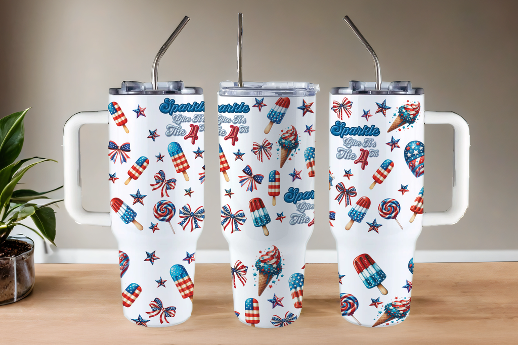 Assorted Ready to Press Sublimation Tumbler Prints (14 Pack) - Fourth of July