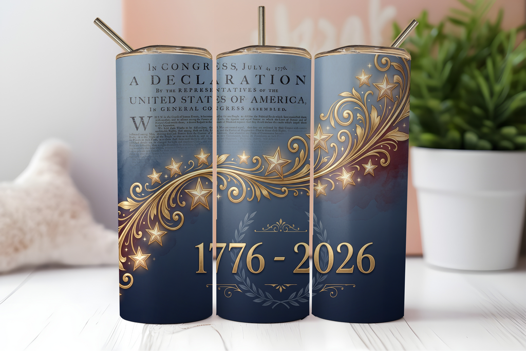 Assorted Ready to Press Sublimation Tumbler Prints (12 Pack) - America 250