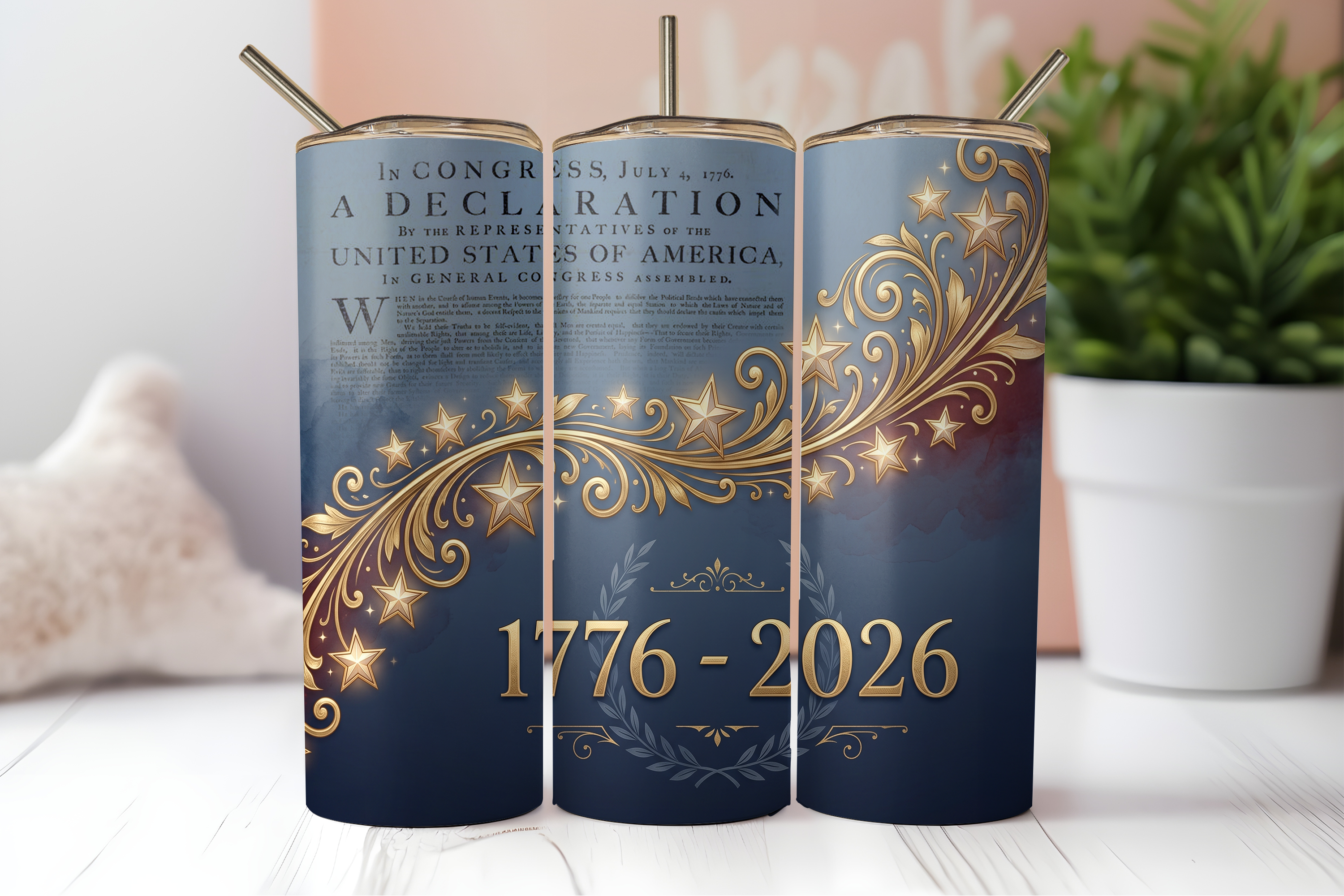 Assorted Ready to Press Sublimation Tumbler Prints (12 Pack) - America 250