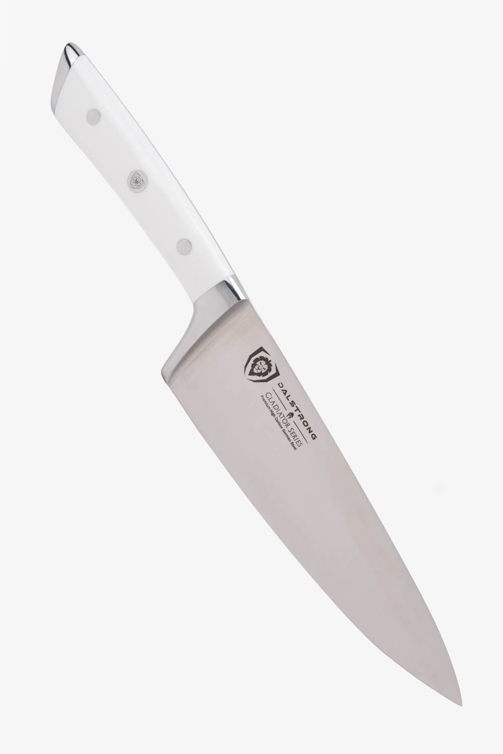 Chef's Knife 8" | Glacial White Handle | Gladiator Series | NSF Certified | Dalstrong ©