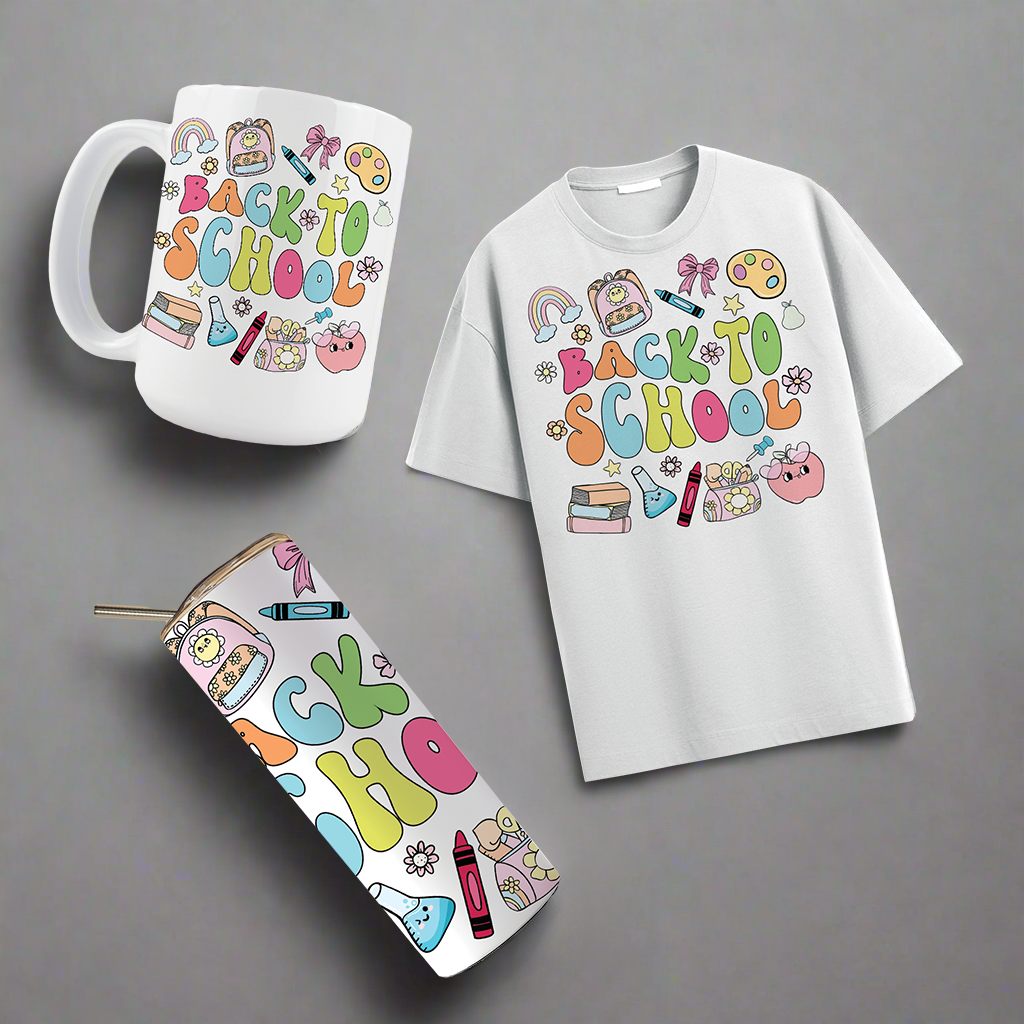 Multi Product Use - Digital Sublimation Designs - Back to School Teachers
