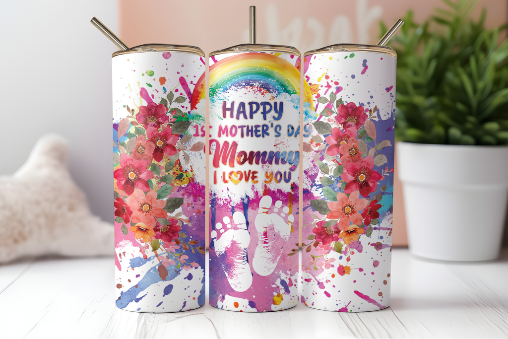 Digital Sublimation Designs - Mom Vibes Collection Tumbler Wraps