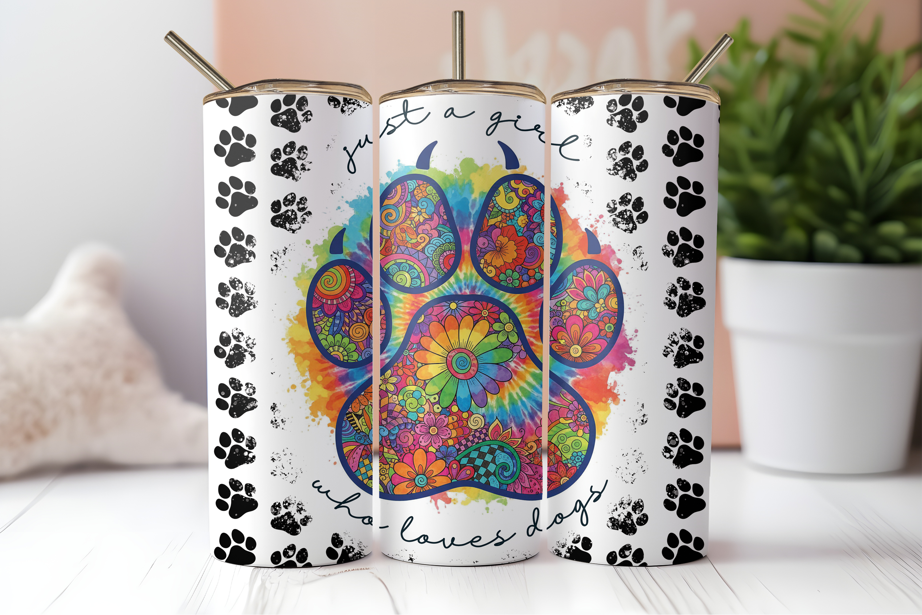 Digital Sublimation Designs - Puppy Pals Tumbler Wraps