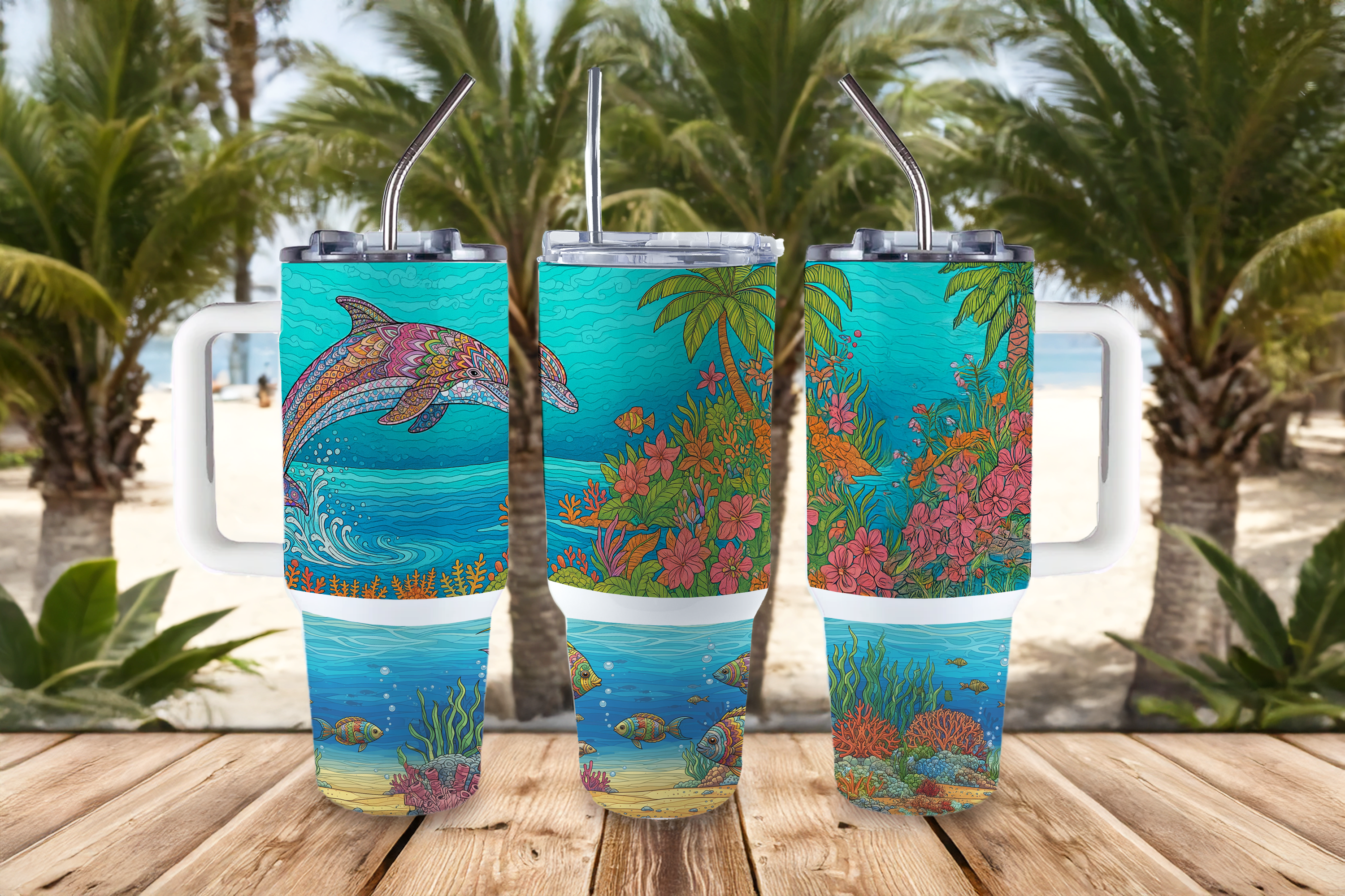 Assorted Ready to Press Sublimation Tumbler Prints (14 Pack) - Summer