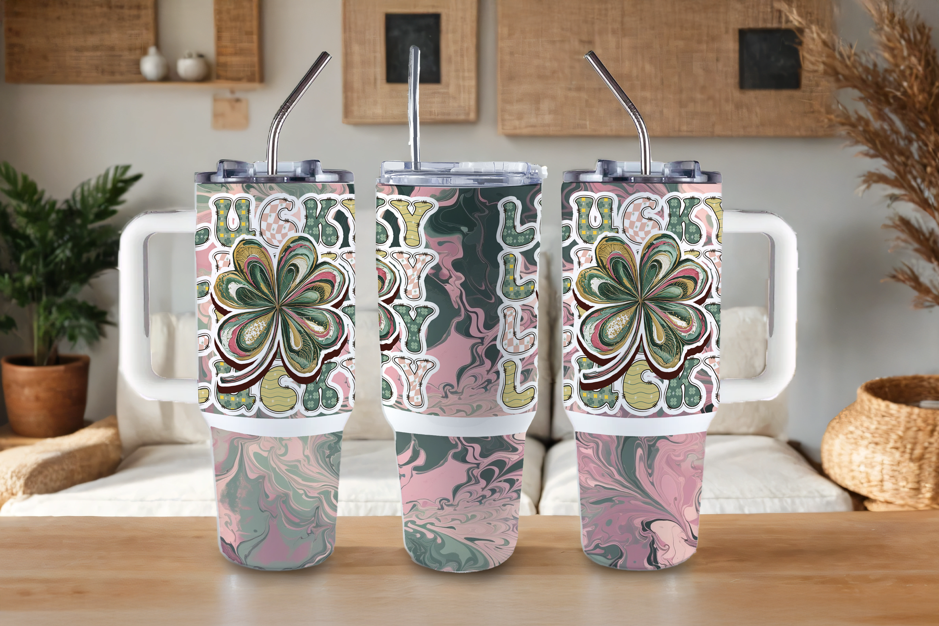 Assorted Ready to Press Sublimation Tumbler Prints (12 Pack) - St. Patricks