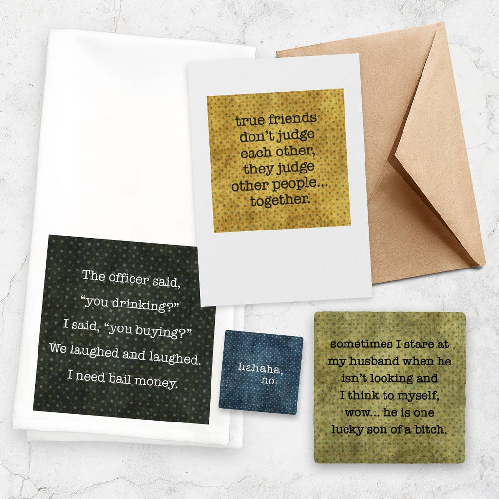 I Accept Cookies - Marble Coaster