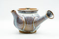 Japanese Kyusu - Large Blue Hare's Fur Glazed Debeso Teapot - 550ml