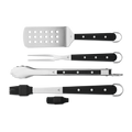 WÜSTHOF 4 Piece BBQ Set - Black