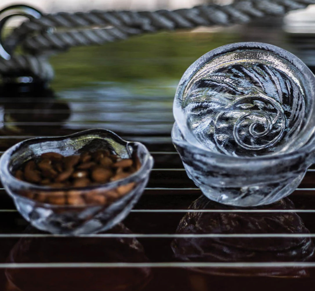 Simon Pearce Shell Bowl In Gift Box