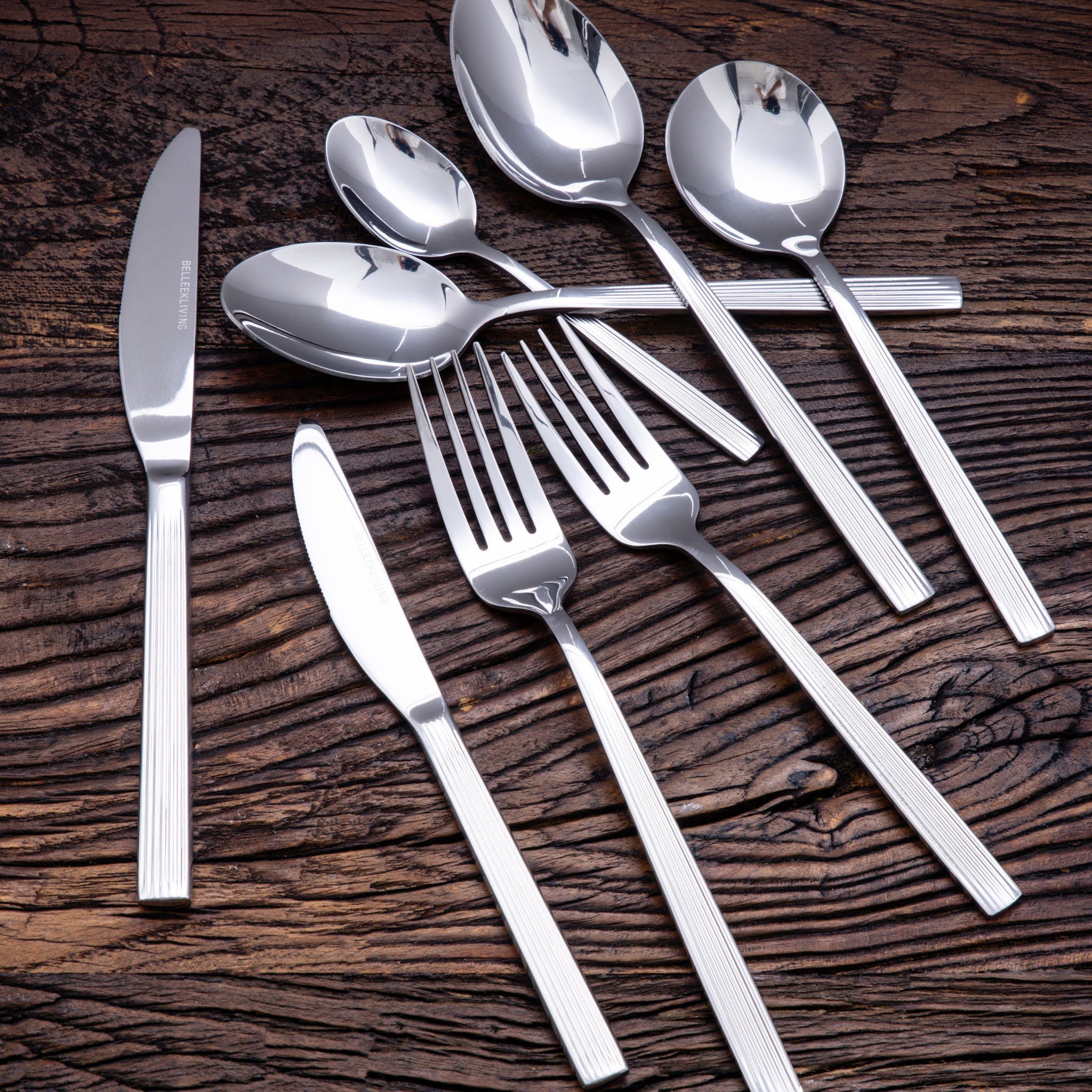 Belleek Living Erne 44 Piece Cutlery Set