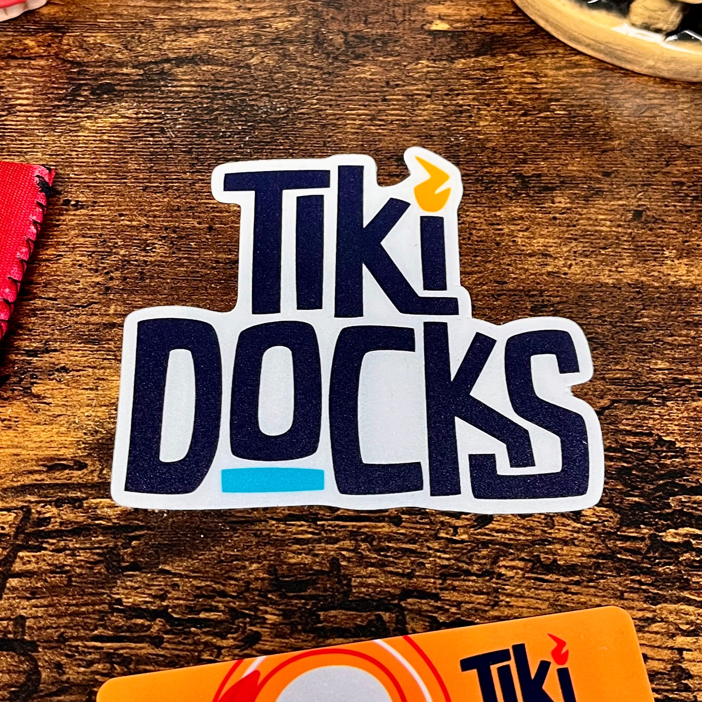 Tiki Docks Logo Magnet