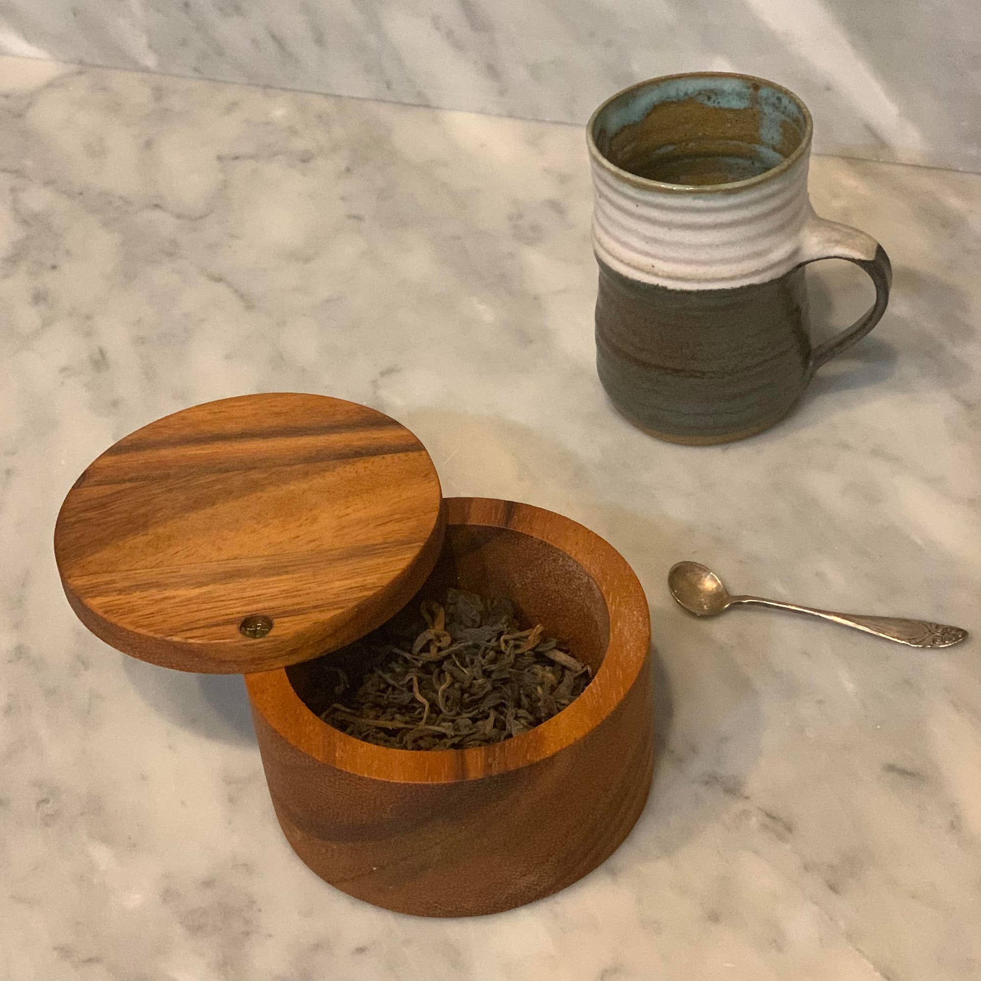 Acacia Ironwood Salt Cellar