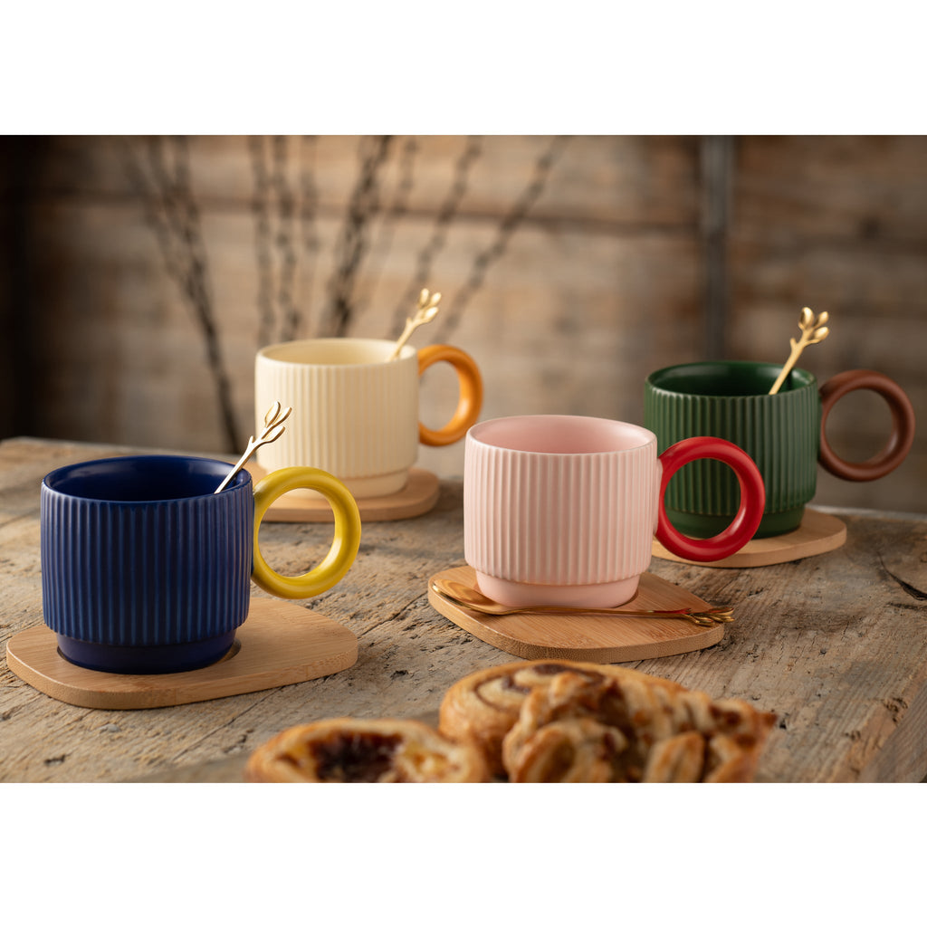 Belleek Living Hula Mug Set of 4