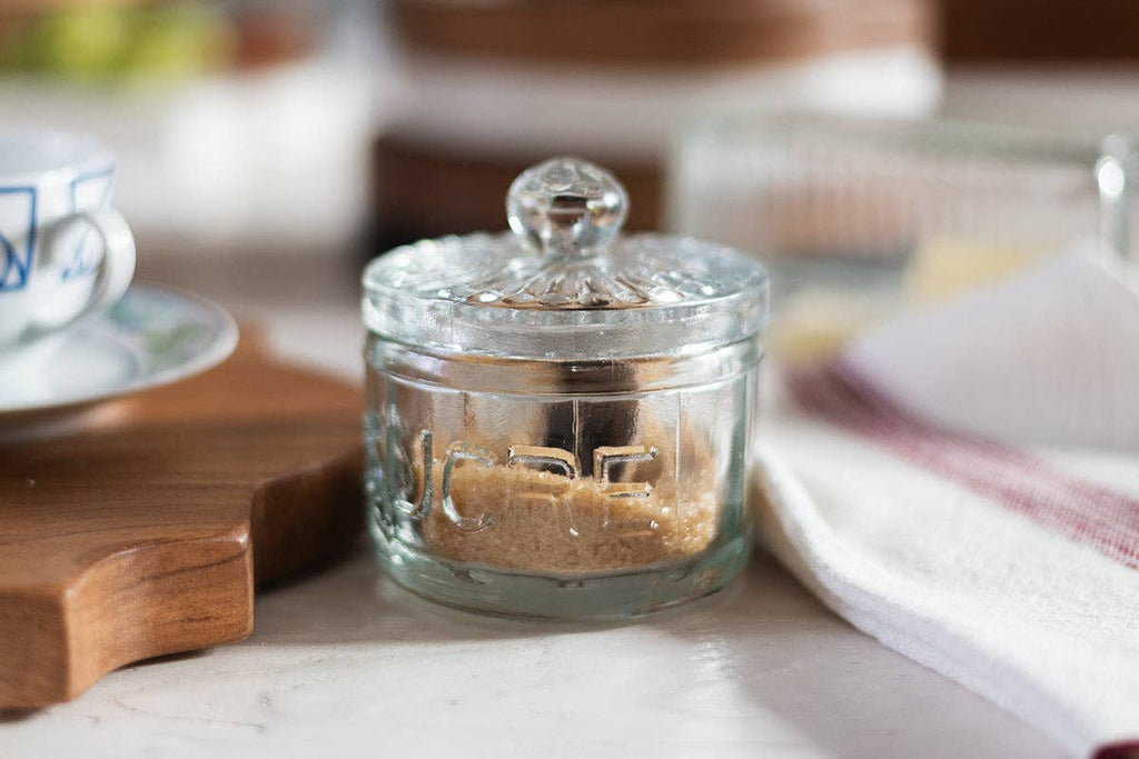 Bistro Glass Sugar Cellar with Scoop