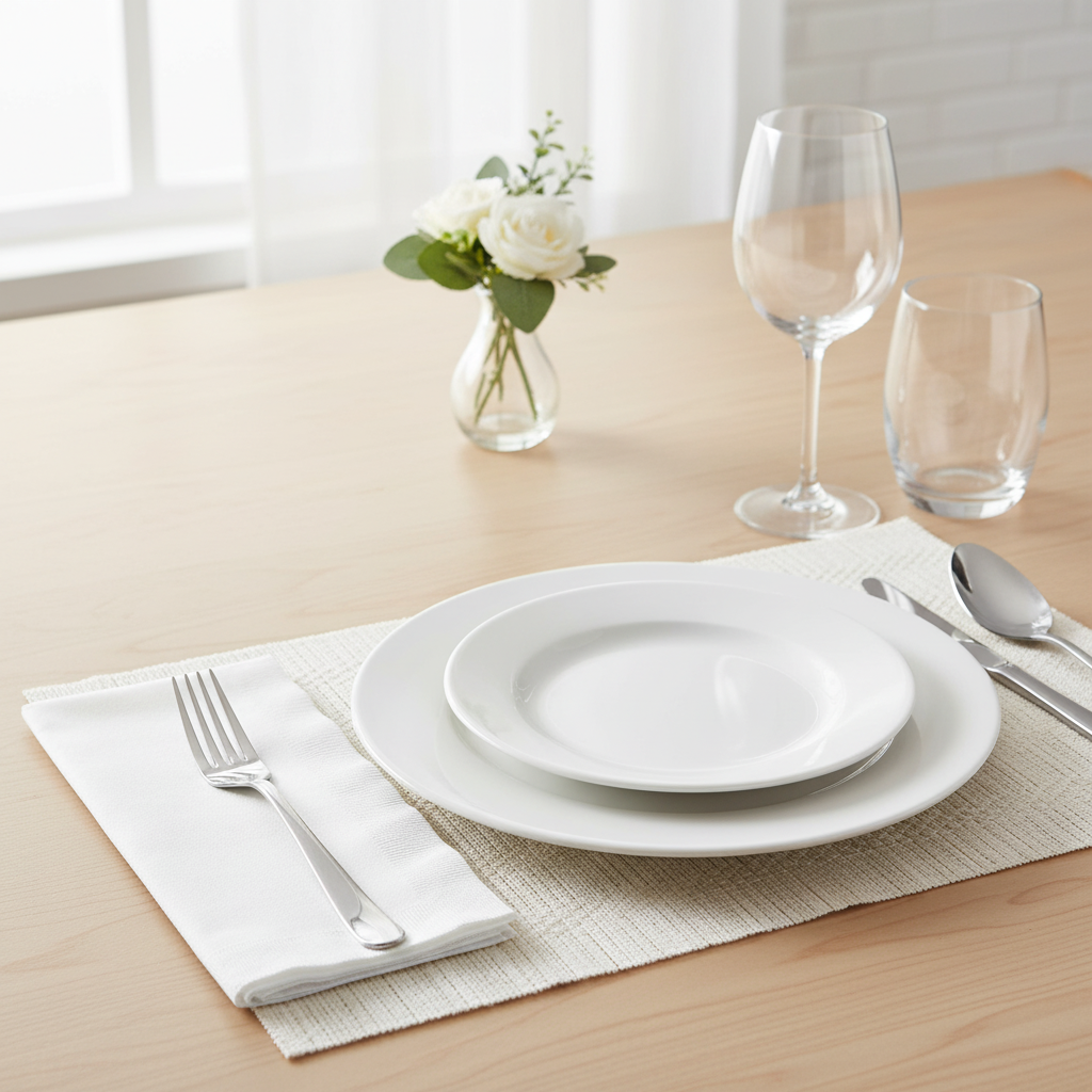 White Paper Dinner Napkins (50 - 600 packs)