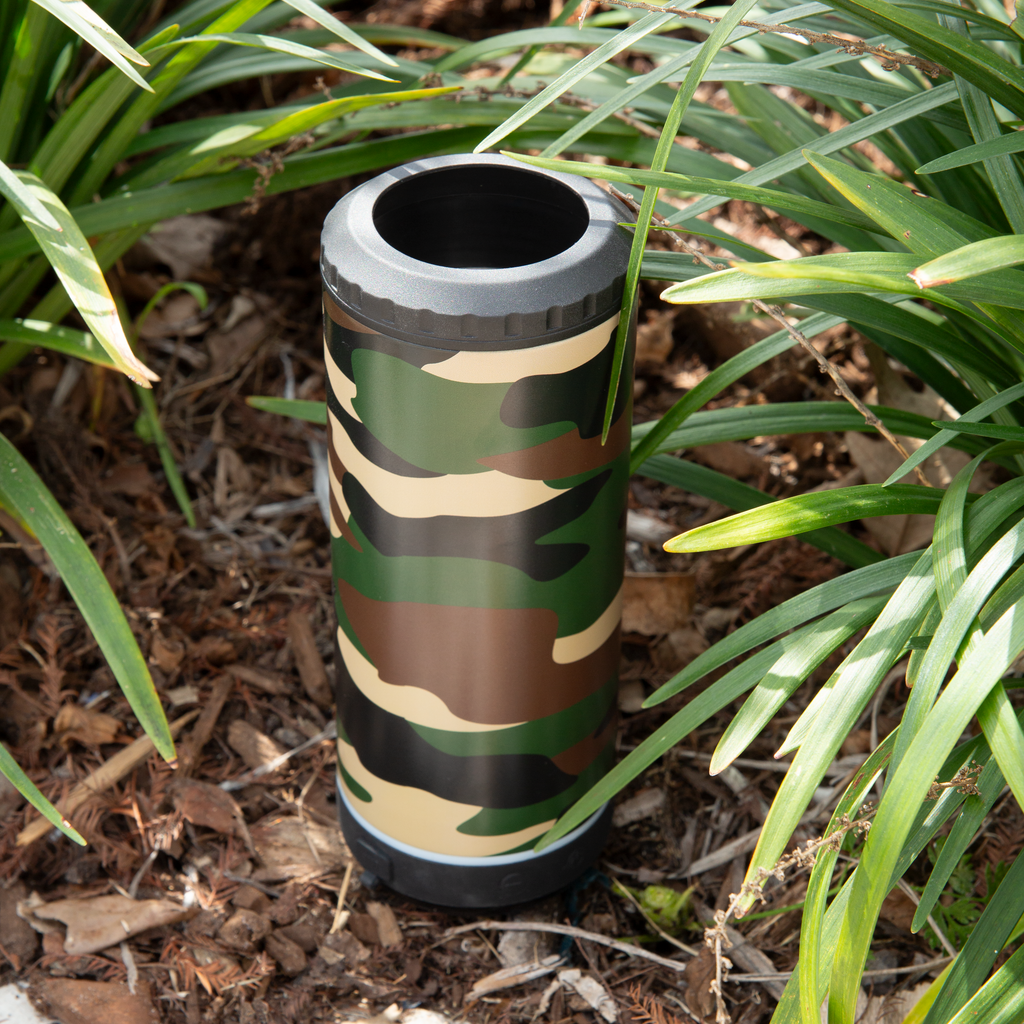 4 in 1 Speaker Can Cooler Case (25 Units) - Camo