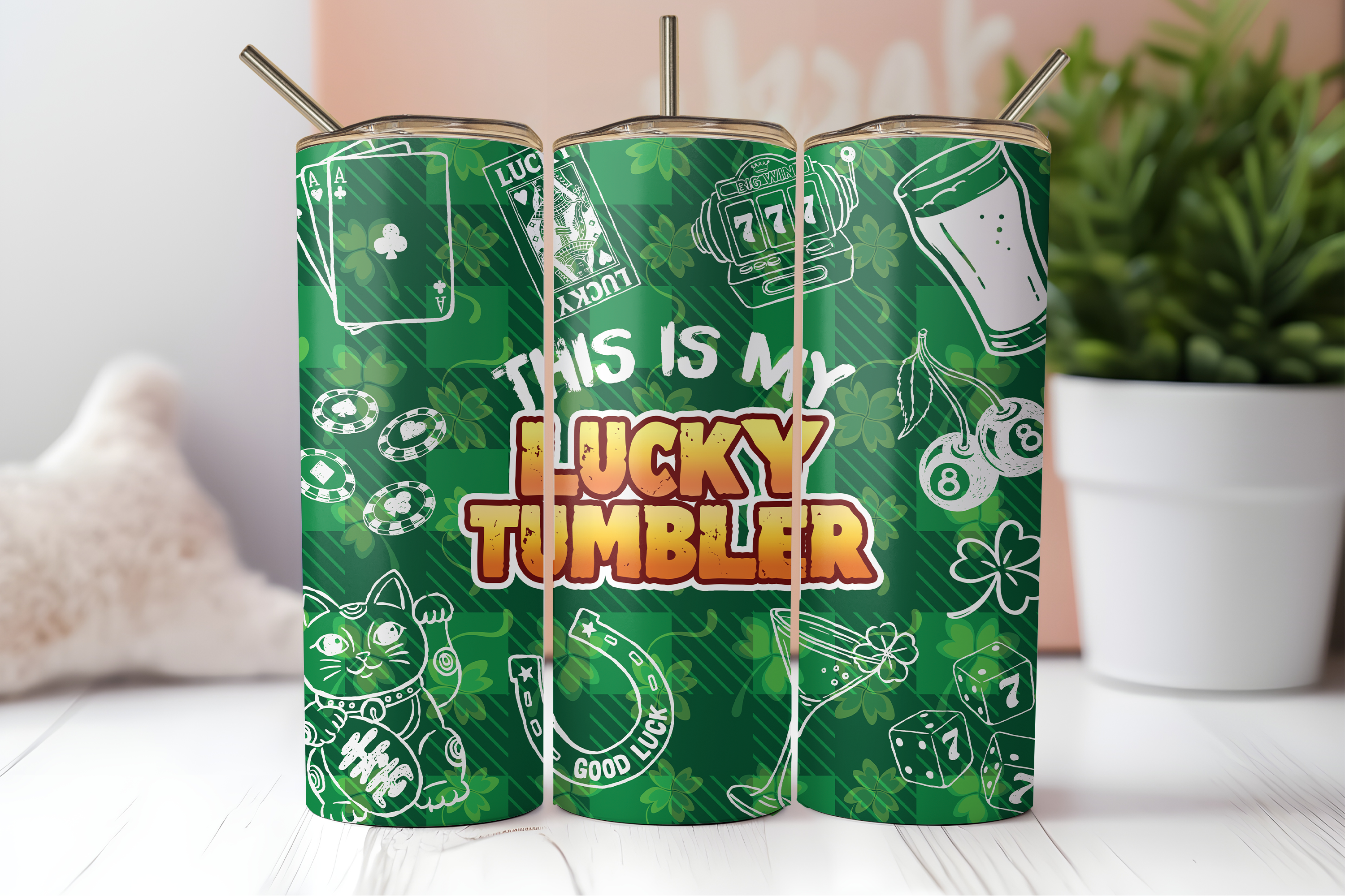 Digital Sublimation Designs - St. Patricks Day Collection Tumbler Wraps