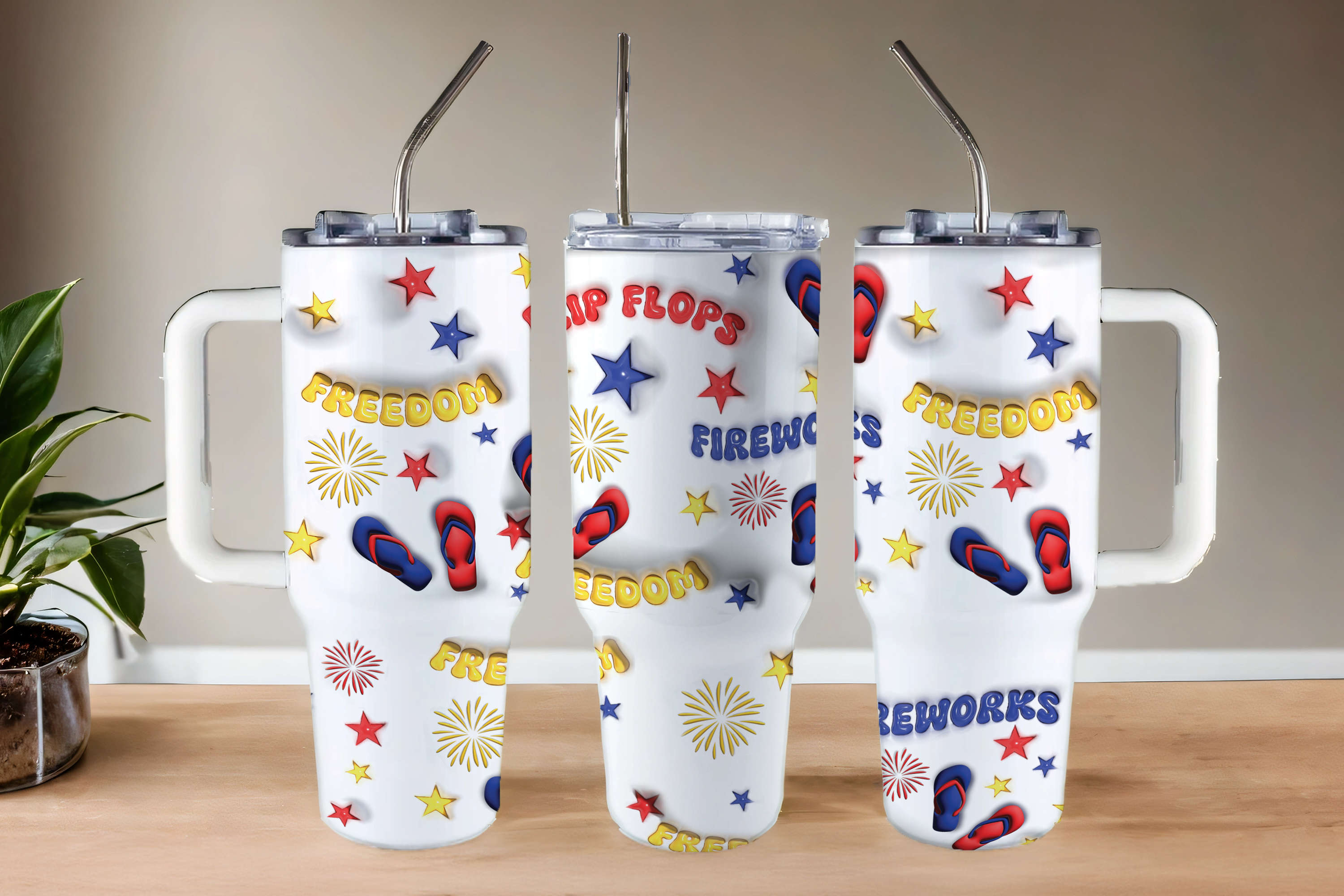 Assorted Ready to Press Sublimation Tumbler Prints (14 Pack) - Fourth of July