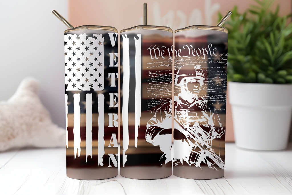 Assorted Ready to Press Sublimation Tumbler Prints (10 Pack) - Veteran's Day