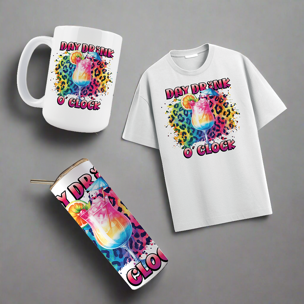 Multi Product Use - Digital Sublimation Designs - Vibrant Beach